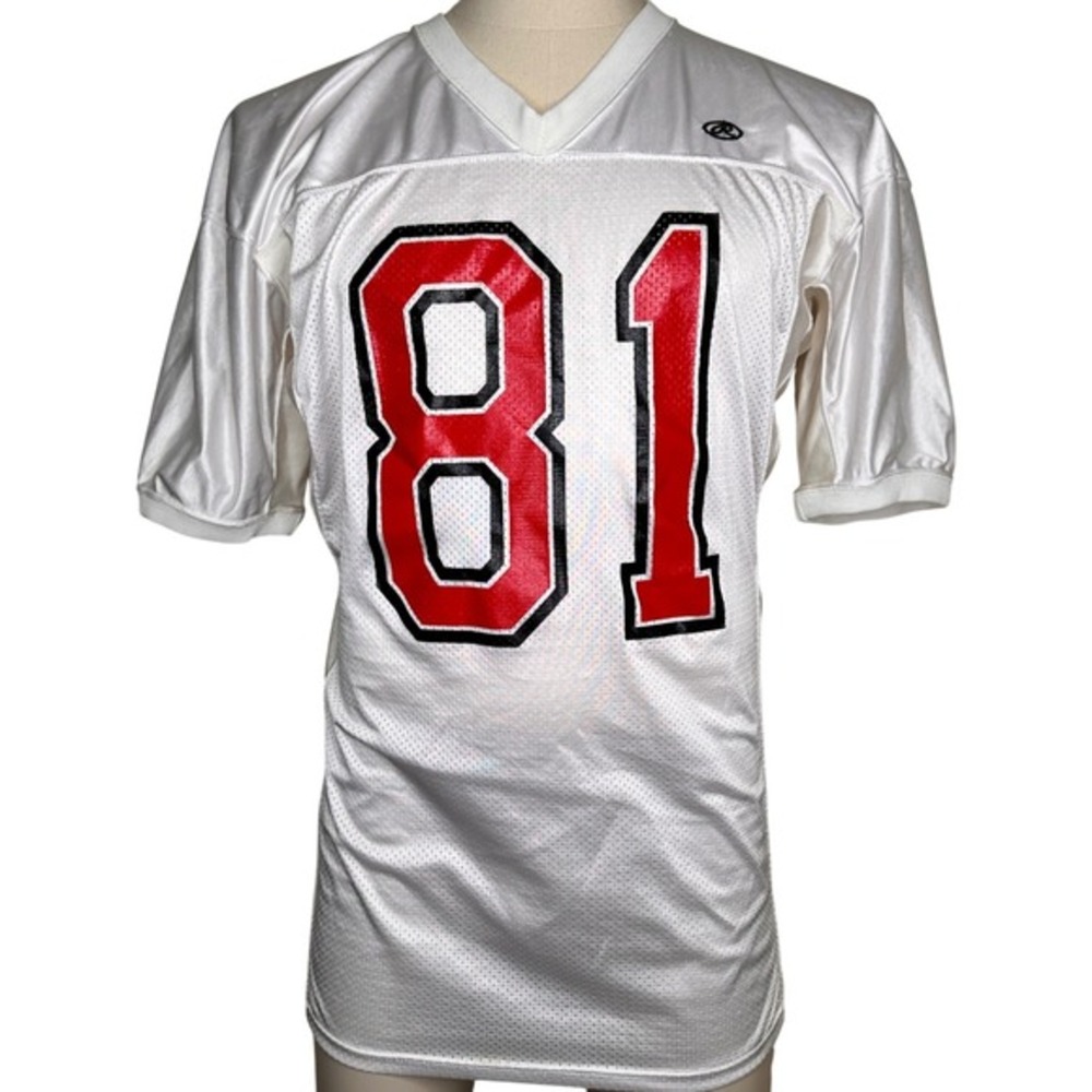 Vintage Rawlings‎ Football Jersey Adult XL #81 USA Mesh Dri-Fit Sporty Outdoor